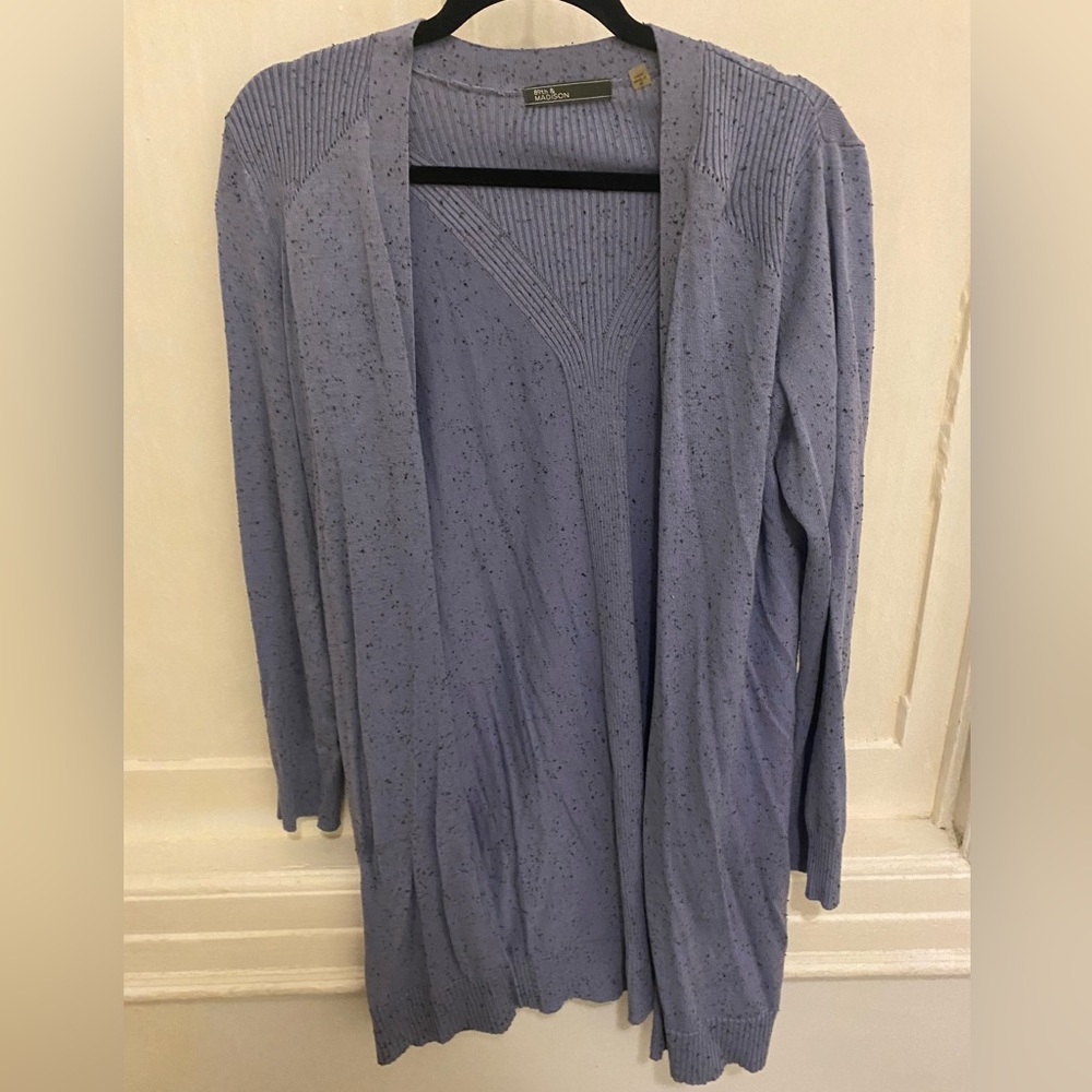 89th & Madison Blue Cardigan